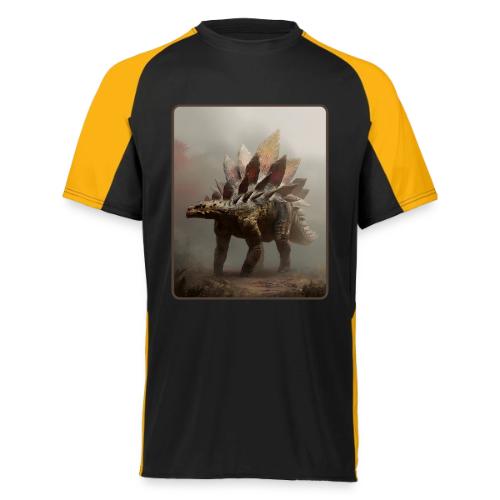 Stegosaurus Misty Forest Design - Augusta Sportswear Adult Cutter Jersey