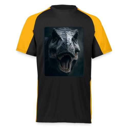 T Rex Cinematic Close-Up Design - Augusta Sportswear Adult Cutter Jersey