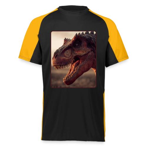 T Rex Roaring Close-Up Design - Augusta Sportswear Adult Cutter Jersey