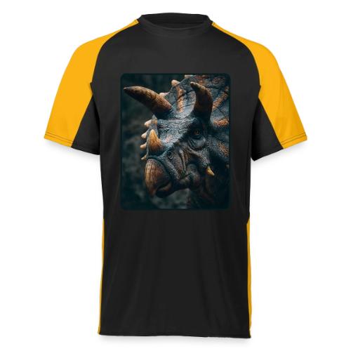 Triceratops Detailed Portrait Design - Augusta Sportswear Adult Cutter Jersey