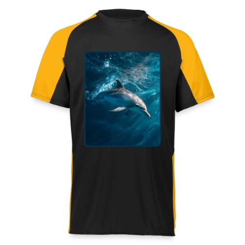 Dolphin Sunlit Ocean Serenity Design - Augusta Sportswear Adult Cutter Jersey
