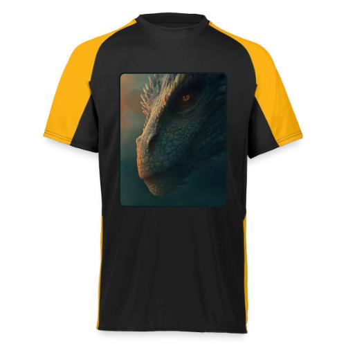 Golden Eye Dragon Close-Up Design - Augusta Sportswear Adult Cutter Jersey