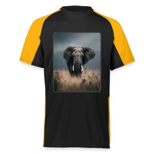 Majestic African Elephant Portrait Design - Augusta Sportswear Adult Cutter Jersey