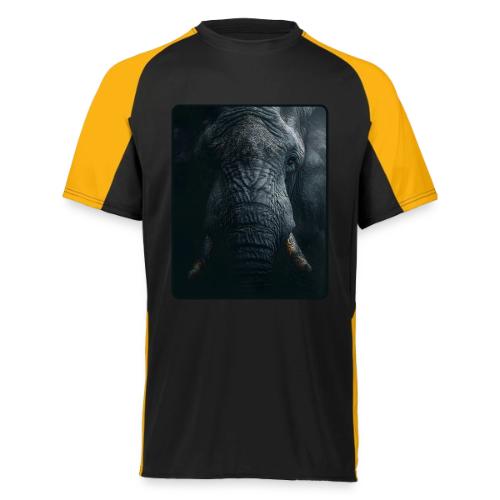 Shadow Elephant Intense Eyes Design - Augusta Sportswear Adult Cutter Jersey