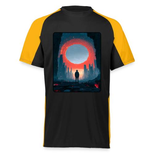 Cosmic Portal Future City Design - Augusta Sportswear Adult Cutter Jersey