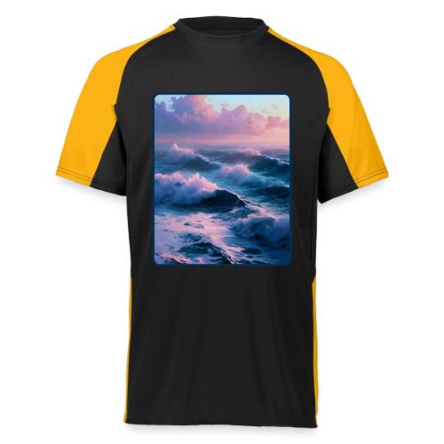 Dreamy Pastel Ocean Sunset Art - Augusta Sportswear Adult Cutter Jersey