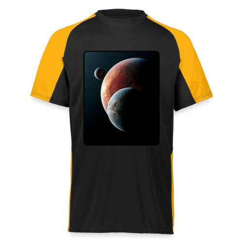 Three Planets Deep Space Design - Augusta Sportswear Adult Cutter Jersey