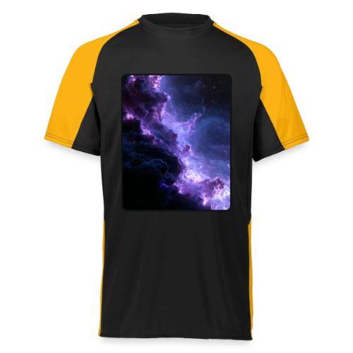 Purple Nebula Space Design - Augusta Sportswear Adult Cutter Jersey