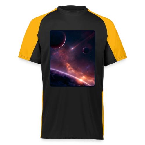 Cosmic Sunset Nebula Space Art - Augusta Sportswear Adult Cutter Jersey