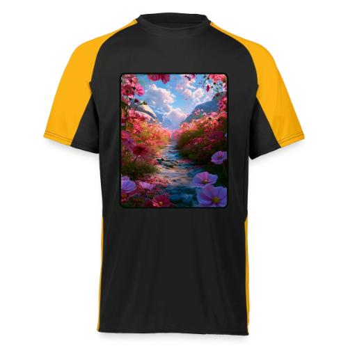 Dreamy Cosmos Valley Landscape Art - Augusta Sportswear Adult Cutter Jersey
