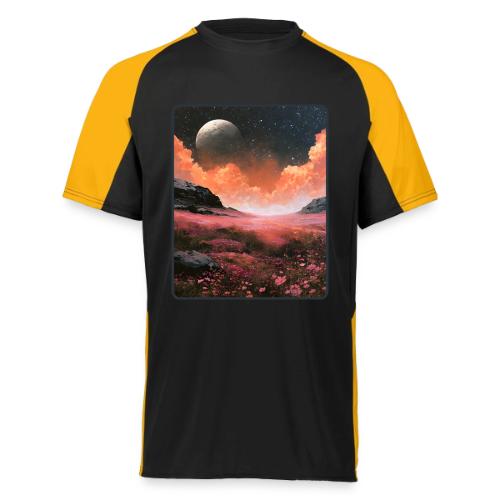 Moonlit Fantasy Flower Landscape - Augusta Sportswear Adult Cutter Jersey