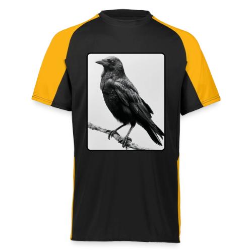 Raven Black and White Art Design - Augusta Sportswear Adult Cutter Jersey