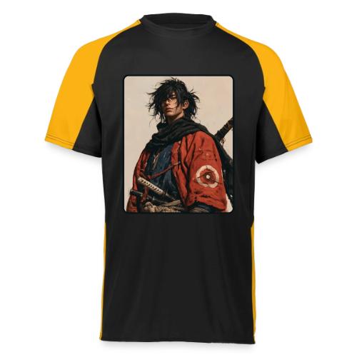 Young Samurai Warrior Portrait - Augusta Sportswear Adult Cutter Jersey