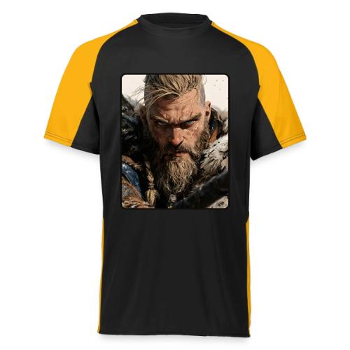 Fierce Viking Warrior Portrait - Augusta Sportswear Adult Cutter Jersey