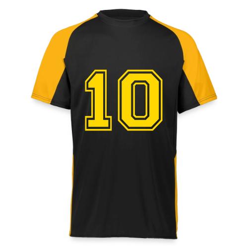 Number 10 in a classic athletic collegiate font - Augusta Sportswear Adult Cutter Jersey