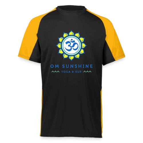 Om Sunshine Yoga transparent back original file - Augusta Sportswear Adult Cutter Jersey