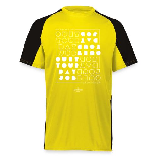 Quit upside white - Augusta Sportswear Adult Cutter Jersey