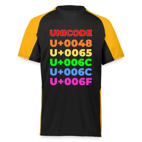 Hello, in unicode - Augusta Sportswear Adult Cutter Jersey