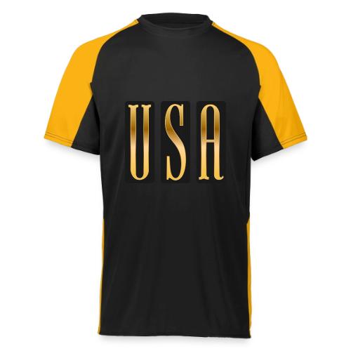USA Gold Monolith - Augusta Sportswear Adult Cutter Jersey