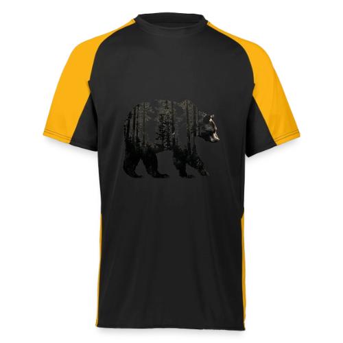 Evergreen Bear Silhouette - Augusta Sportswear Adult Cutter Jersey