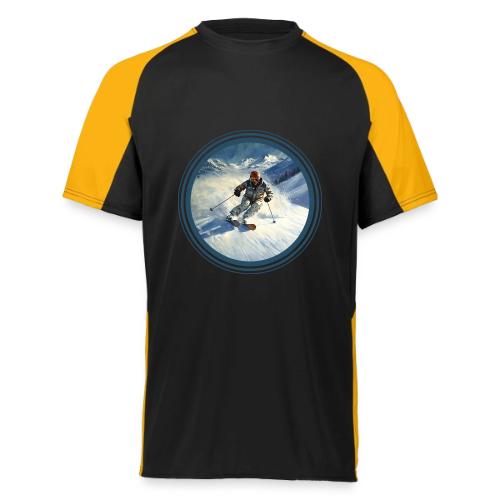 Skiing Power Moves - Augusta Sportswear Adult Cutter Jersey