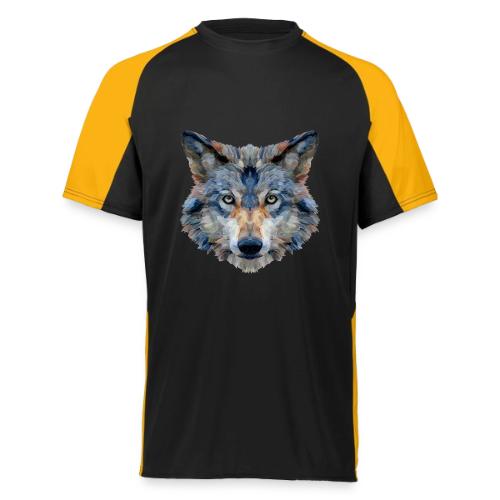 Wolf: Chromatic Wild Gaze - Augusta Sportswear Adult Cutter Jersey