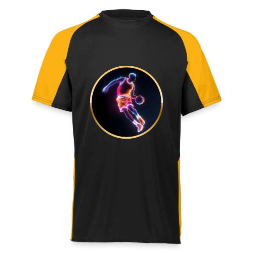 Neon Basketball Player - Augusta Sportswear Adult Cutter Jersey