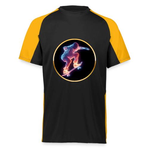 Skateboarding: Neon Skate Orbit - Augusta Sportswear Adult Cutter Jersey
