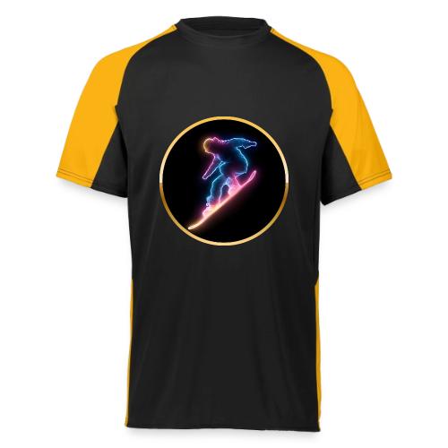 Snowboarding: Neon Snow Drift - Augusta Sportswear Adult Cutter Jersey
