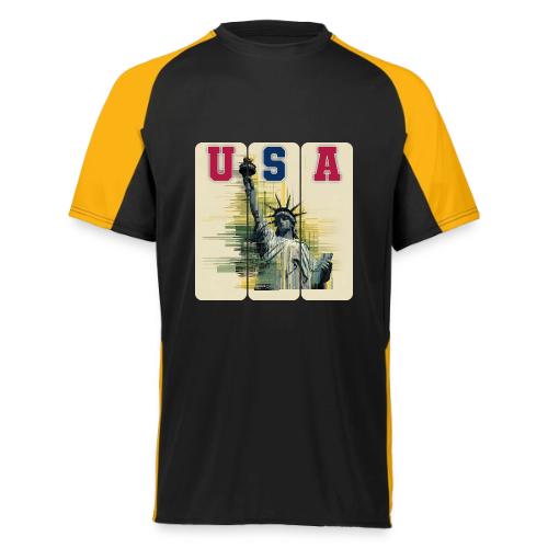 Art illustration of the Statue of Liberty - Augusta Sportswear Adult Cutter Jersey