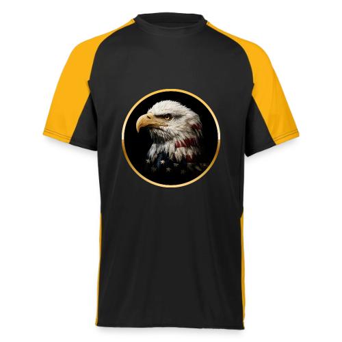 America: Golden Freedom Crest - Augusta Sportswear Adult Cutter Jersey