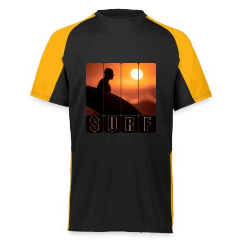 Surfing: Sunset Surf Panels - Augusta Sportswear Adult Cutter Jersey