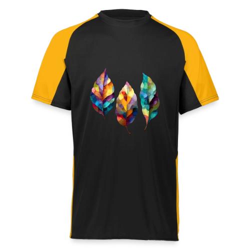 Art: Colorful Leaf Harmony - Augusta Sportswear Adult Cutter Jersey