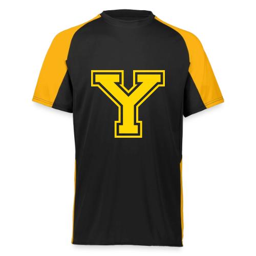 Letter Y – Capital Athletic Alphabet Monogram - Augusta Sportswear Adult Cutter Jersey