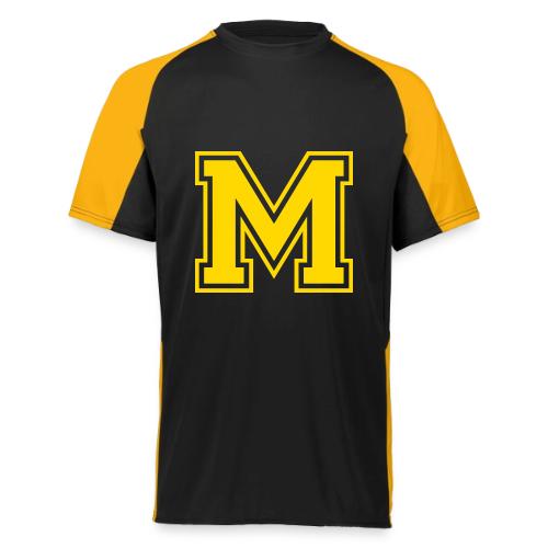 Letter M – Capital Athletic Alphabet Monogram - Augusta Sportswear Adult Cutter Jersey