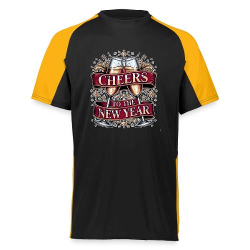 New Year's Champagne T-Shirt - Augusta Sportswear Adult Cutter Jersey