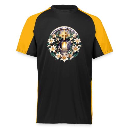 Easter The Tomb Is Empty T Shirt, Christian Gift - Augusta Sportswear Adult Cutter Jersey