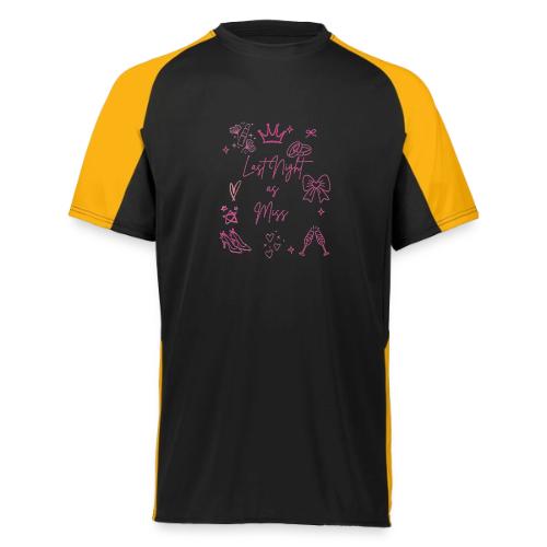 Last Night as Miss Bachelorette - Augusta Sportswear Adult Cutter Jersey