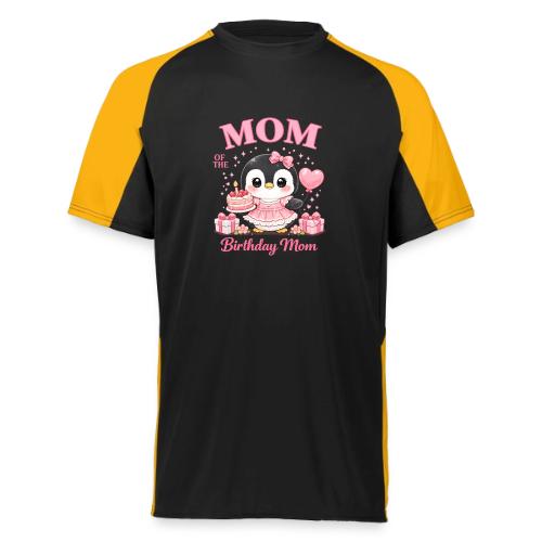 Cute Penguin Birthday Mom Kawaii Cake Balloon Gift - Augusta Sportswear Adult Cutter Jersey