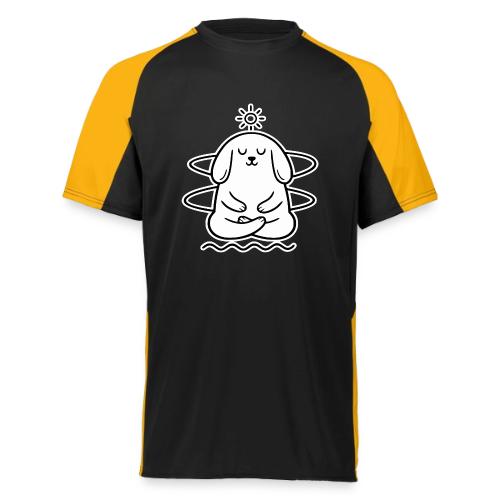 Cute Meditating Bunny Zen Yoga Animal - Augusta Sportswear Adult Cutter Jersey