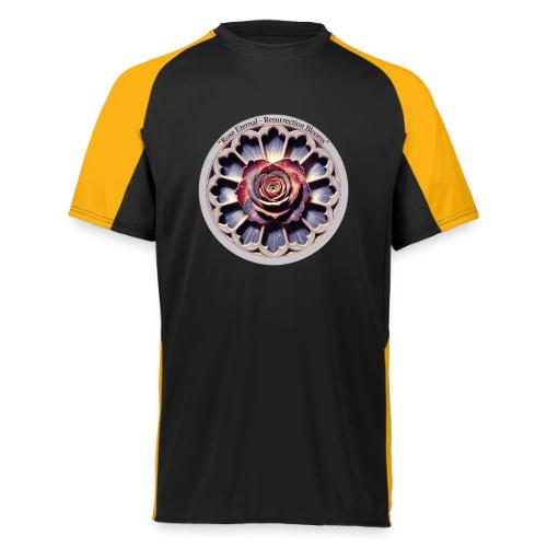 Easter Rose Resurrection T Shirt, Spring Gift - Augusta Sportswear Adult Cutter Jersey