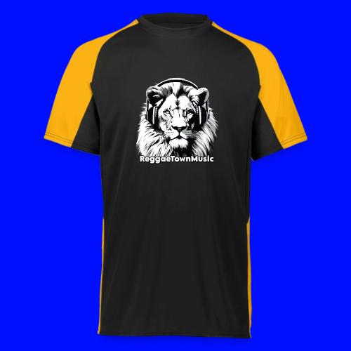 Reggae music roots lion head rasta vibes shirt - Augusta Sportswear Adult Cutter Jersey