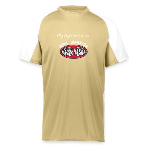 My boyfriend is an MMA warrior - Augusta Sportswear Adult Cutter Jersey