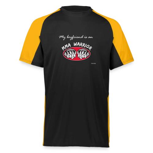 My boyfriend is an MMA warrior - Augusta Sportswear Adult Cutter Jersey