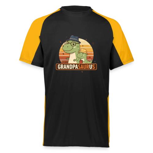 GrandpaSaurus Sunset Duo - Augusta Sportswear Adult Cutter Jersey