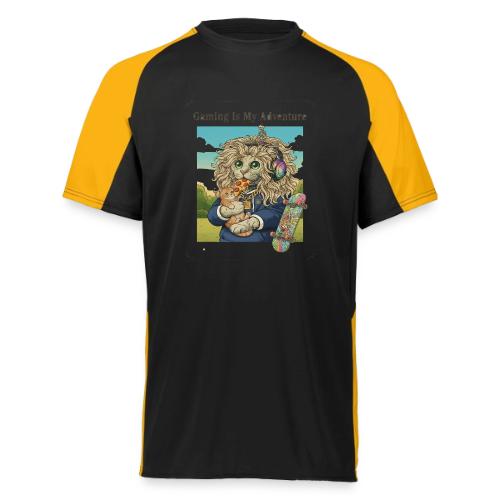 Gaming Cat Adventure: Pizza & Skates - Augusta Sportswear Adult Cutter Jersey