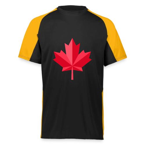 Canadian red maple leaf - Augusta Sportswear Adult Cutter Jersey
