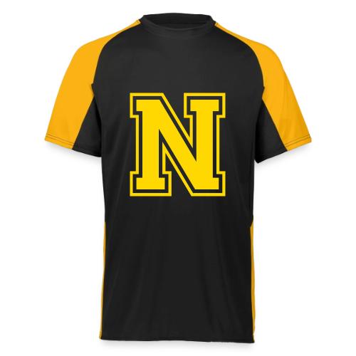Letter N – Capital Athletic Alphabet Monogram - Augusta Sportswear Adult Cutter Jersey