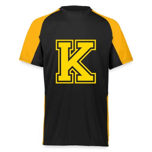 Letter k – Capital Athletic Alphabet Monogram - Augusta Sportswear Adult Cutter Jersey