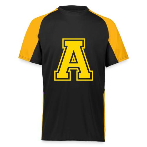 Letter A – Capital Athletic Alphabet Monogram - Augusta Sportswear Adult Cutter Jersey